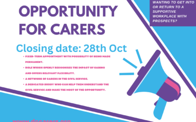 Opportunity for Carers Looking for Employment