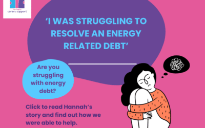 I was struggling to resolve an energy related debt